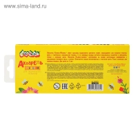 Акварель 12 цветов "Каляка-Маляка", медовая, без кисти, картон