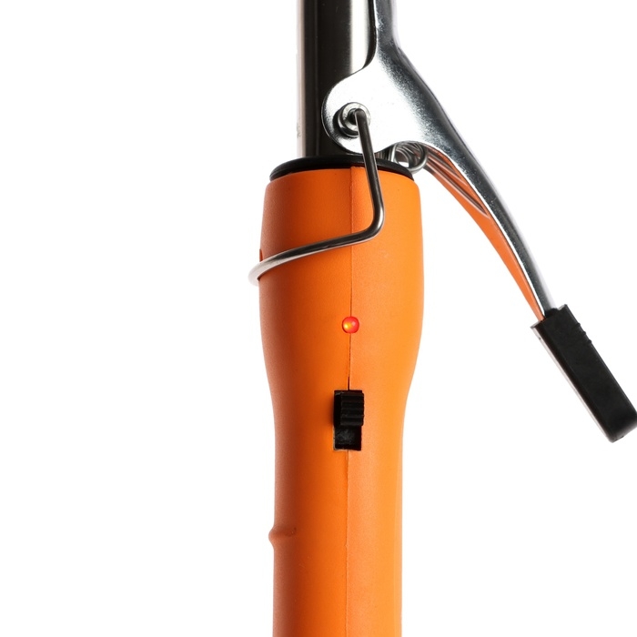 Плойка Luazon LW-15, 12 Вт, алюминиевое покрытие, d=16 мм, 180°С, оранжевая Плойка Luazon LW-15, 12 Вт, алюминиевое покрытие, d=16 мм, 180°С, оранжевая