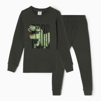 Комплект для мальчика ТЕРМО, цвет хаки, рост 128 см