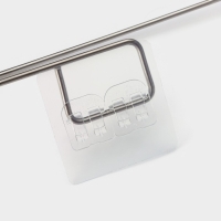 Салфетки в рулоне многоразовые безворсовые в наборе с держателем Доляна, 100 шт, 20&times;20 см, цвет голубой