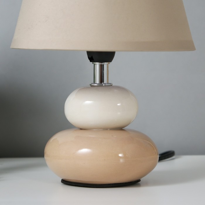 Настольная лампа 16878/1GR E14 40Вт серый 16х16х25 см RISALUX