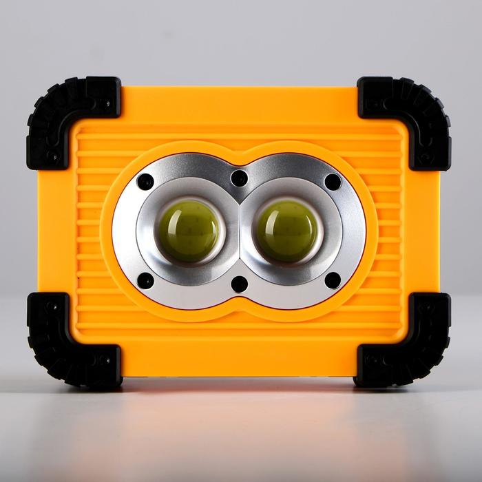 Светодиодный прожектор, 15 Вт, 2400 мАч, солнечная батарея, USB, зарядка для телефона