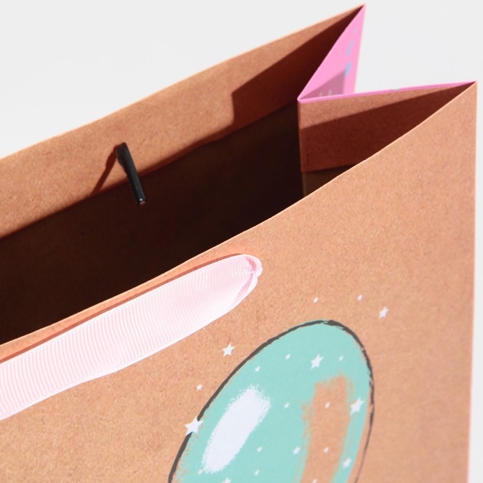 Пакет подарочный крафтовый вертикальный, упаковка, &laquo;HB to you&raquo;, L 31 х 40 х 11,5 см