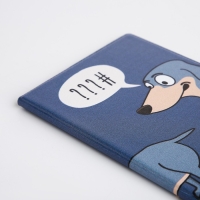 Обложка для паспорта, цвет синий