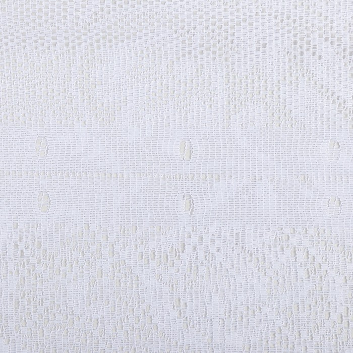 Тюль на кухню 220х170 см, цвет белый, 100% полиэстер