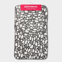 Коврики для ванной и туалета Доляна &laquo;Галька&raquo;, 3 шт: 40&times;45 см, 40&times;50 см, 50&times;80 см