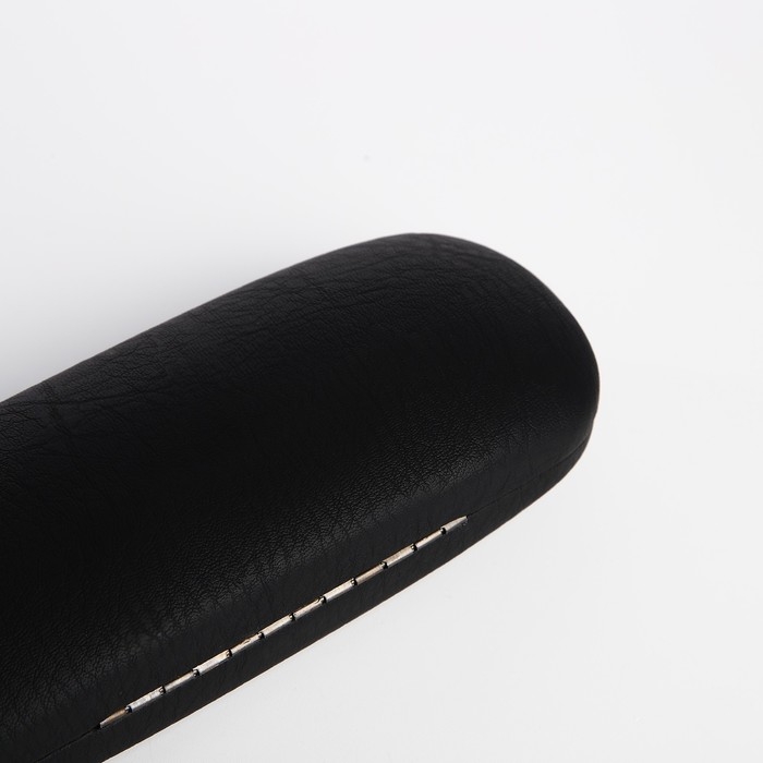 Футляр для очков на хлопушке, длина 16 см, цвет чёрный