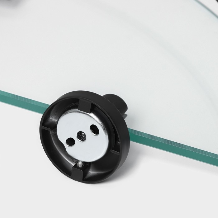 Полка для ванной угловая St&ouml;lz Loft basic, стеклянная