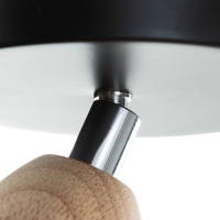 Спот "Айварс" Е27 40Вт черный 13х13х18 см