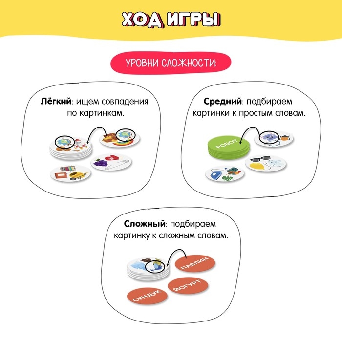 Настольная игра &laquo;Читалка-прилипалка&raquo;, 2-5 игроков, 4+