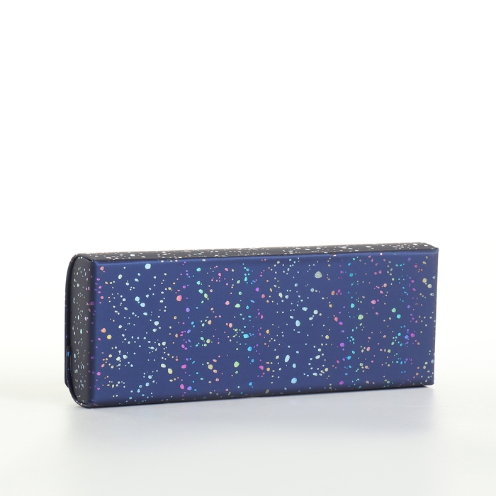 Футляр для очков на хлопушке, длина 15,5 см, цвет фиолетовый Футляр для очков на хлопушке, длина 15,5 см, цвет фиолетовый