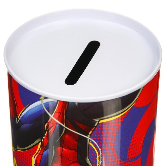 Копилка металлическая, 6,5 см х 6,5 см х 12 см Копилка металлическая, 6,5 см х 6,5 см х 12 см "Big money. Big dream", Человек-паук