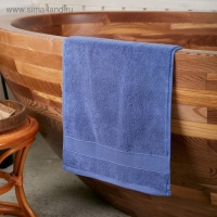 Полотенце махровое Этель &laquo;Уют&raquo; 35х75 см, цвет синий 100% хлопок, 600 гр/м2