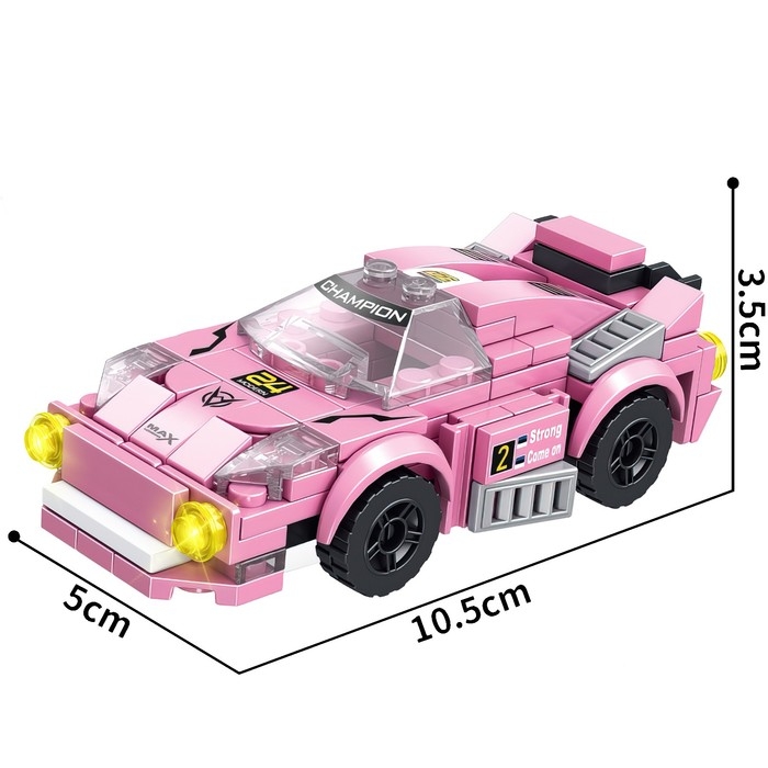 Конструктор Гонка «Спорткар», 101 деталь Конструктор Гонка «Спорткар», 101 деталь