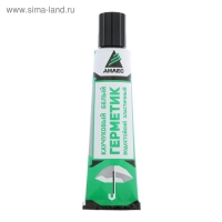 Герметик "АНЛЕС", каучуковый, белый, 40 мл