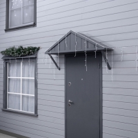 Гирлянда «Бахрома» 6 × 0.7 м, IP44, УМС, белая нить, 120 LED, свечение тёплое белое, 220 В Гирлянда «Бахрома» 6 × 0.7 м, IP44, УМС, белая нить, 120 LED, свечение тёплое белое, 220 В