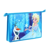 Папка пластиковая для тетрадей А4, на молнии, Холодное сердце Папка пластиковая для тетрадей А4, на молнии, Холодное сердце