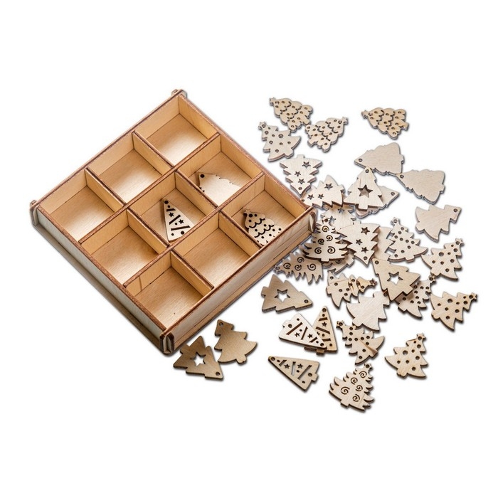 Новогодние заготовки для ёлочных игрушек &laquo;Мини-ёлочки&raquo;