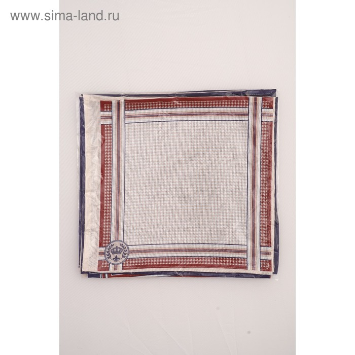 Платок носовой мужской 28х28см, 12шт, рис 21163-3 микс, ситец 100г/м, хл100% Платок носовой мужской 28х28см, 12шт, рис 21163-3 микс, ситец 100г/м, хл100%