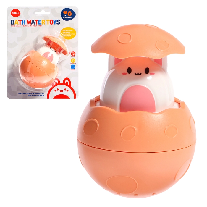 Брызгалка для ванны &laquo;Зайка&raquo;, цвета МИКС