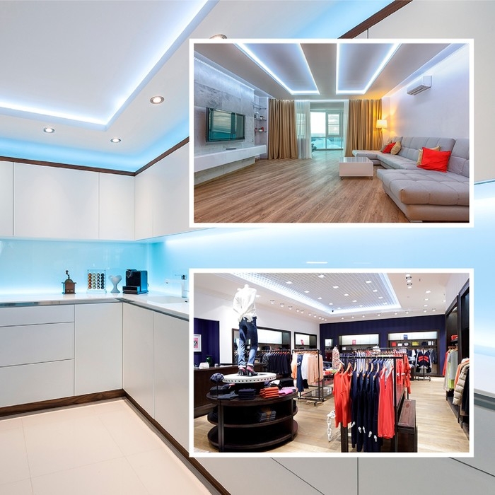 Светодиодная лента Apeyron 12В, SMD2835, 5 м, IP20, 9.6Вт/м, 120 LED/м, 6500К Светодиодная лента Apeyron 12В, SMD2835, 5 м, IP20, 9.6Вт/м, 120 LED/м, 6500К