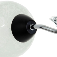 Люстра "Авиталь" 2хЕ27 40Вт чёрно-хромовый 53х20х23 см BayerLux