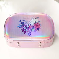 Шкатулка кожзам для косметики "Единорог в цветах" перламутр 8,5х15х22,5 см Шкатулка кожзам для косметики "Единорог в цветах" перламутр 8,5х15х22,5 см