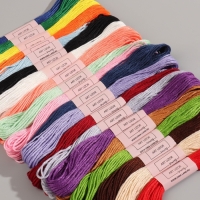 Набор для вышивания крестиком: канва без рисунка 30 &times; 20 см, нитки 20 шт, пяльцы d = 18 см, иглы 6 шт, шпульки 10 шт, цвет МИКС