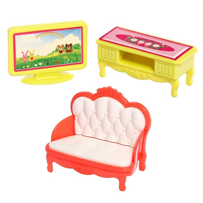 Дом для кукол с набором животных &laquo;Семья кроликов&raquo; и питомцем, свет, звук