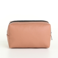 Косметичка на молнии, цвет пудра