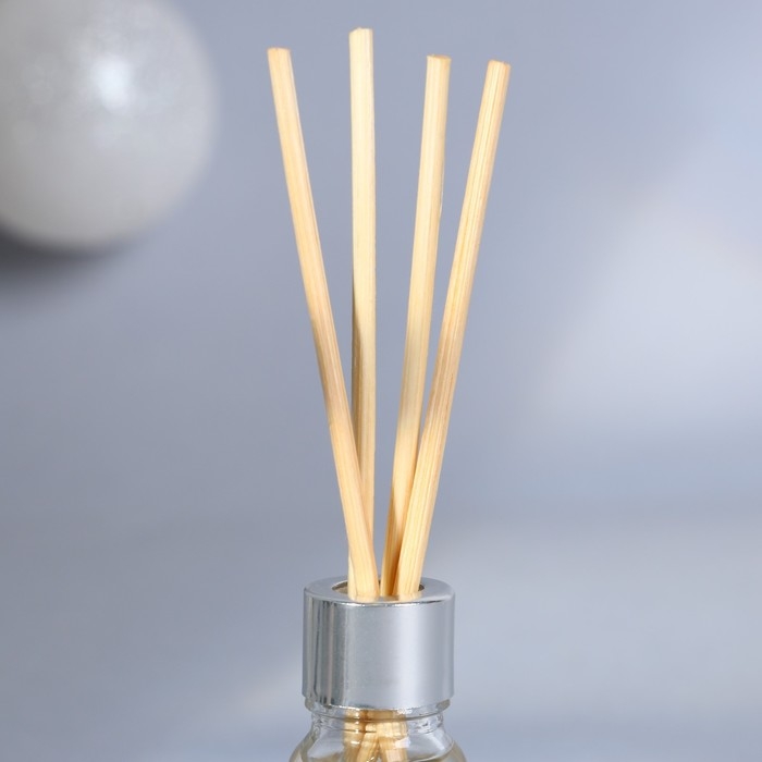 Новый год! Диффузор ароматический палочки &laquo;Новогодняя коллекция: Happy new year&raquo;, черный лед, 10 мл