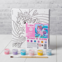 Картина по номерам для детей «Волшебный единорог», 15 х 15 см Картина по номерам для детей «Волшебный единорог», 15 х 15 см