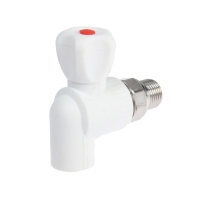 Кран шаровой для радиатора ZEIN, полипропиленовый, угловой, d=20 мм х 1/2" Кран шаровой для радиатора ZEIN, полипропиленовый, угловой, d=20 мм х 1/2"