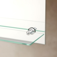 Зеркало, настенное,  с полкой, 30х40 см