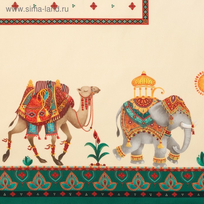 Скатерть Этель &laquo;Нью-Дели&raquo; 180х150 см, 100 % хл, саржа 190 гр/м2