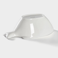 Салатник фарфоровый Magistro &laquo;Рыбка&raquo;, 1 л, 26,5&times;15&times;8,5 см, цвет белый