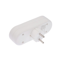 Тройник электрический REXANT, 6-10 А, без з/к, линейный, белый Тройник электрический REXANT, 6-10 А, без з/к, линейный, белый