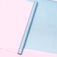 Плёнка 57см*10м голубой-розовый Плёнка 57см*10м голубой-розовый