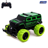 Джип радиоуправляемый &laquo;Бигфут&raquo;, 1:20, работает от аккумулятора, цвет чёрно-зелёный