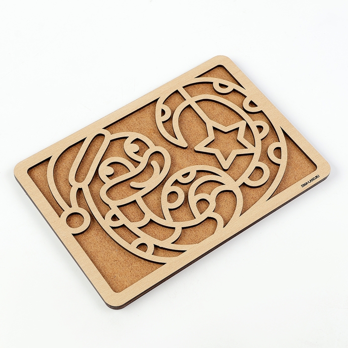 Аппликация пластилином на новый год &laquo;Змея в шапочке&raquo;, новогодний набор для творчества, символ года 2025