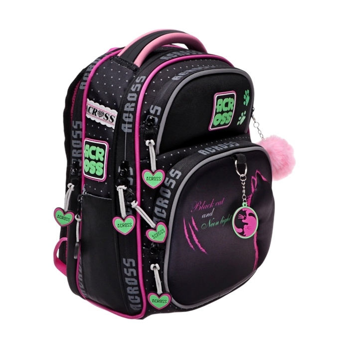 Рюкзак школьный 35 х 26 х 14 см, эргономичная спинка, Across 178