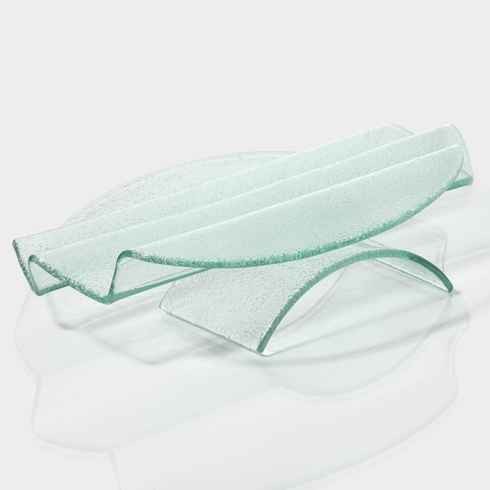 Блюдо стеклянное сервировочное Magistro «Авис», 4 ступени, 31×45×12,5 см Блюдо стеклянное сервировочное Magistro «Авис», 4 ступени, 31×45×12,5 см