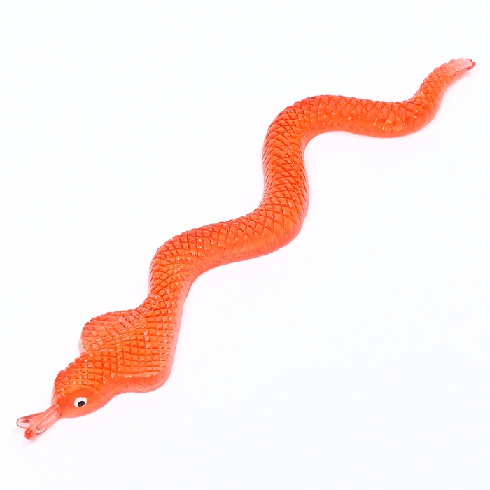 Новый год! Игрушка-антистресс &laquo;Змейка&raquo;, липучка, на блистере