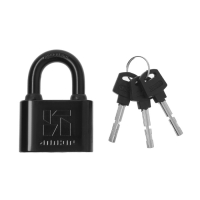 Замок навесной "АЛЛЮР" ВС2С-601, дужка d= 10.2 мм, черный