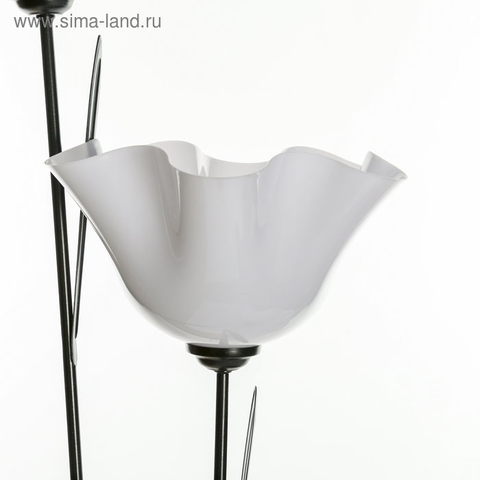 Торшер "Пион" 3x15Вт E27черный