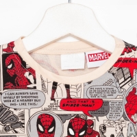 Футболка детская Marvel, цвет бежевый, рост 110-116 см (5-6 лет)