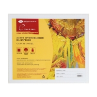 Холст на картоне 30 х 35 см, хлопок 100%, толщина 3 мм, акриловый грунт, мелкозернистый, ЗХК "Сонет" Холст на картоне 30 х 35 см, хлопок 100%, толщина 3 мм, акриловый грунт, мелкозернистый, ЗХК "Сонет"