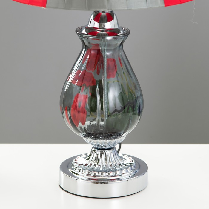 Настольная лампа 16686/1 E27 40Вт хром 29х29х50 см RISALUX