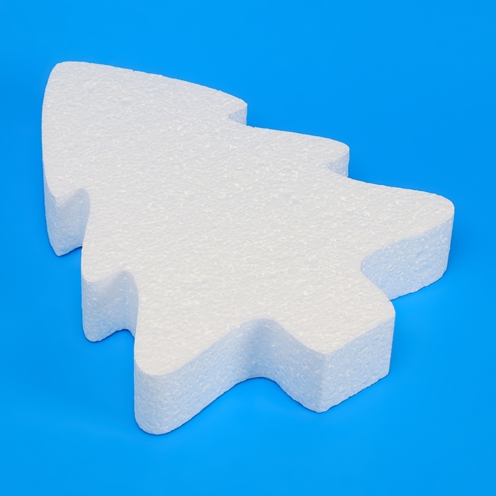 Заготовка из пенопласта "Елочка с узором" 30 х 5 см