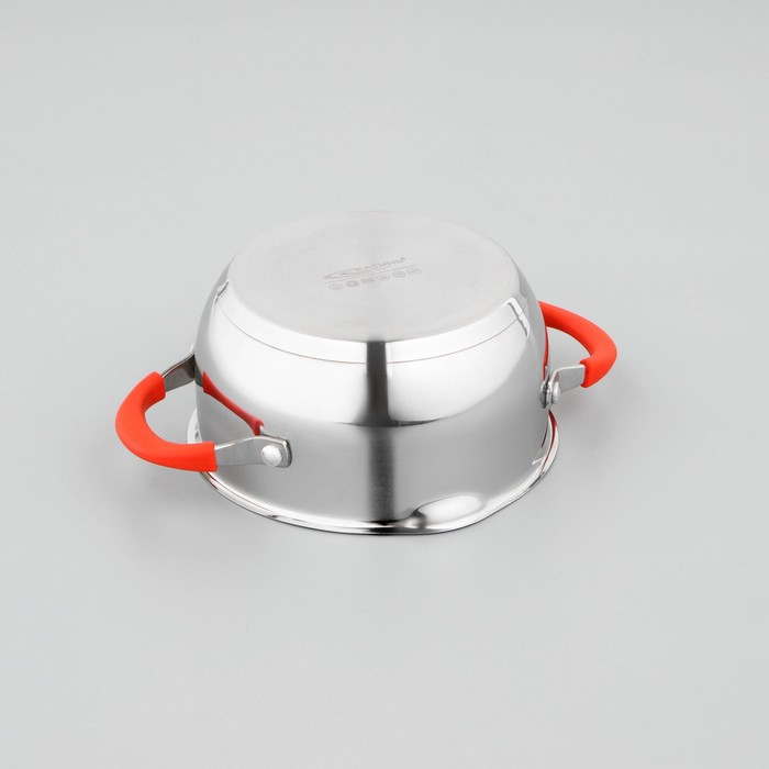 Кастрюля &laquo;Аврора&raquo;, 2.2 л, d=18 см, капсульное дно, индукция